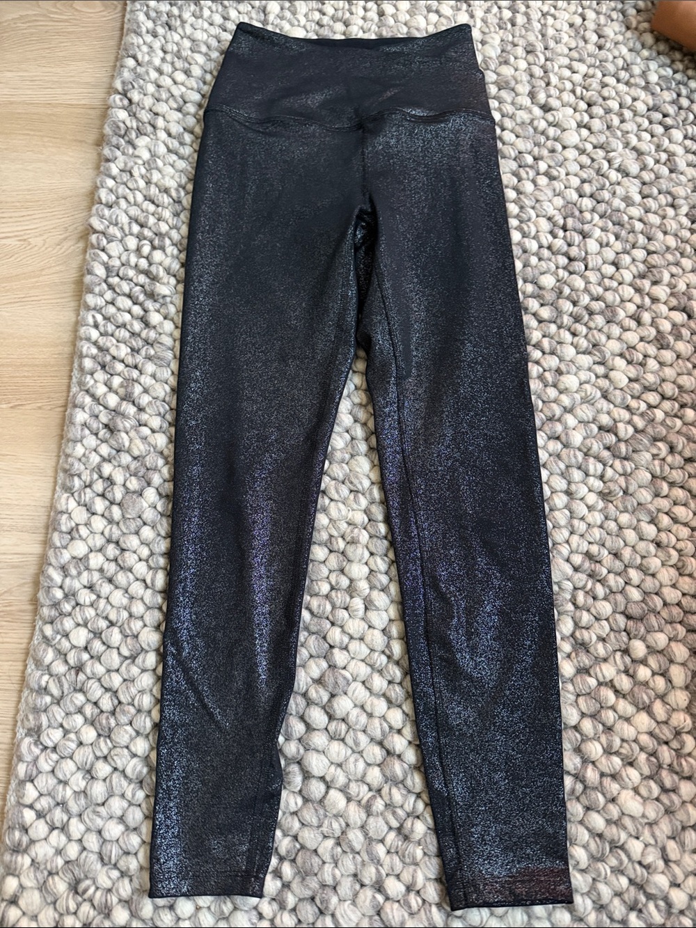 Beyond Yoga Black Shimmer Leggings